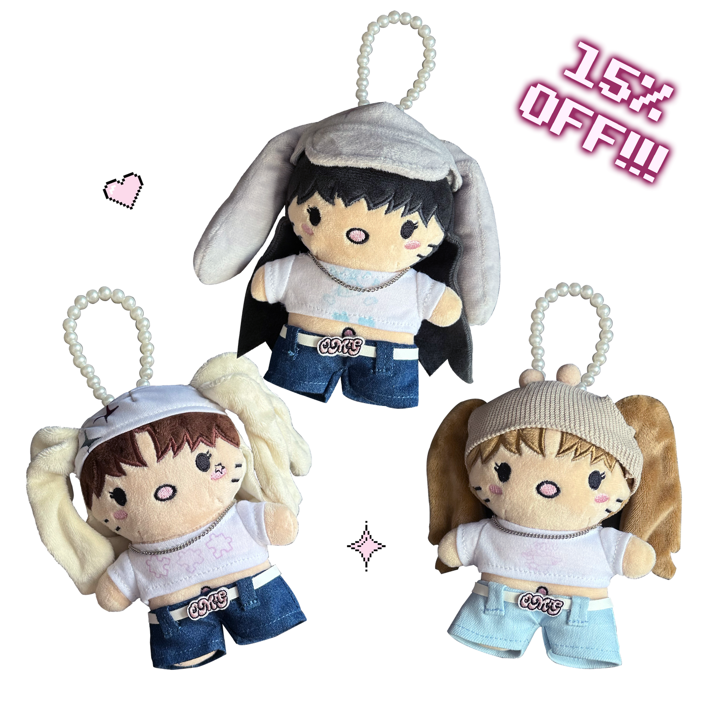 newjeans keychain bundle